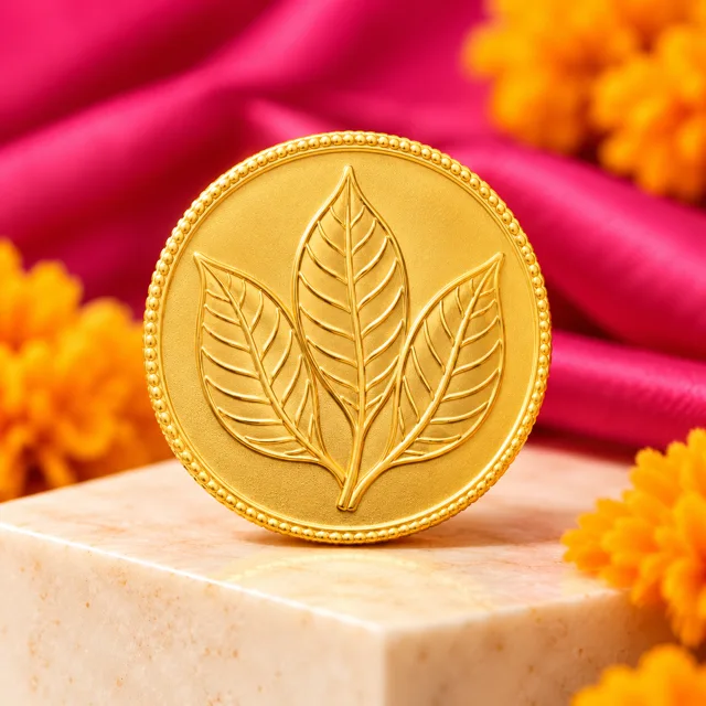Mango Leaf Gold Coin — illustrative artwork